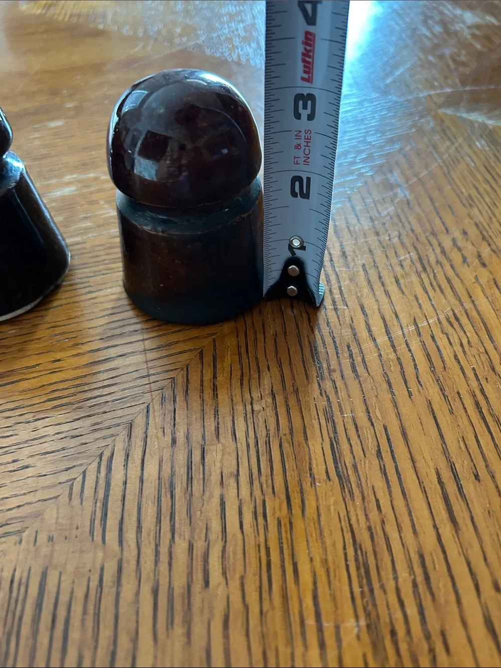 Vintage Brown Ceramic Insulator Set - Home Accents